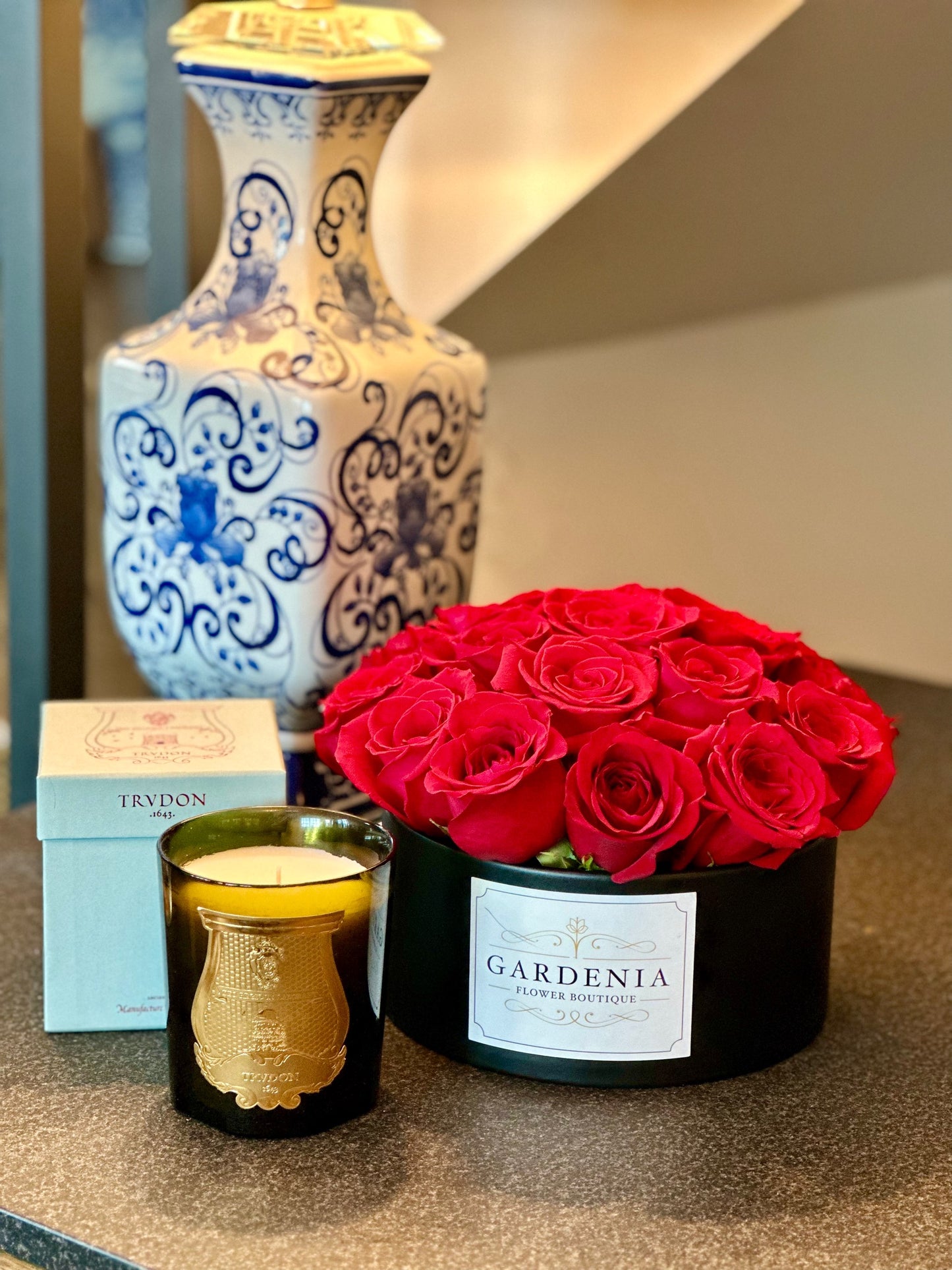 Rose Box and Cire Trudon Candle